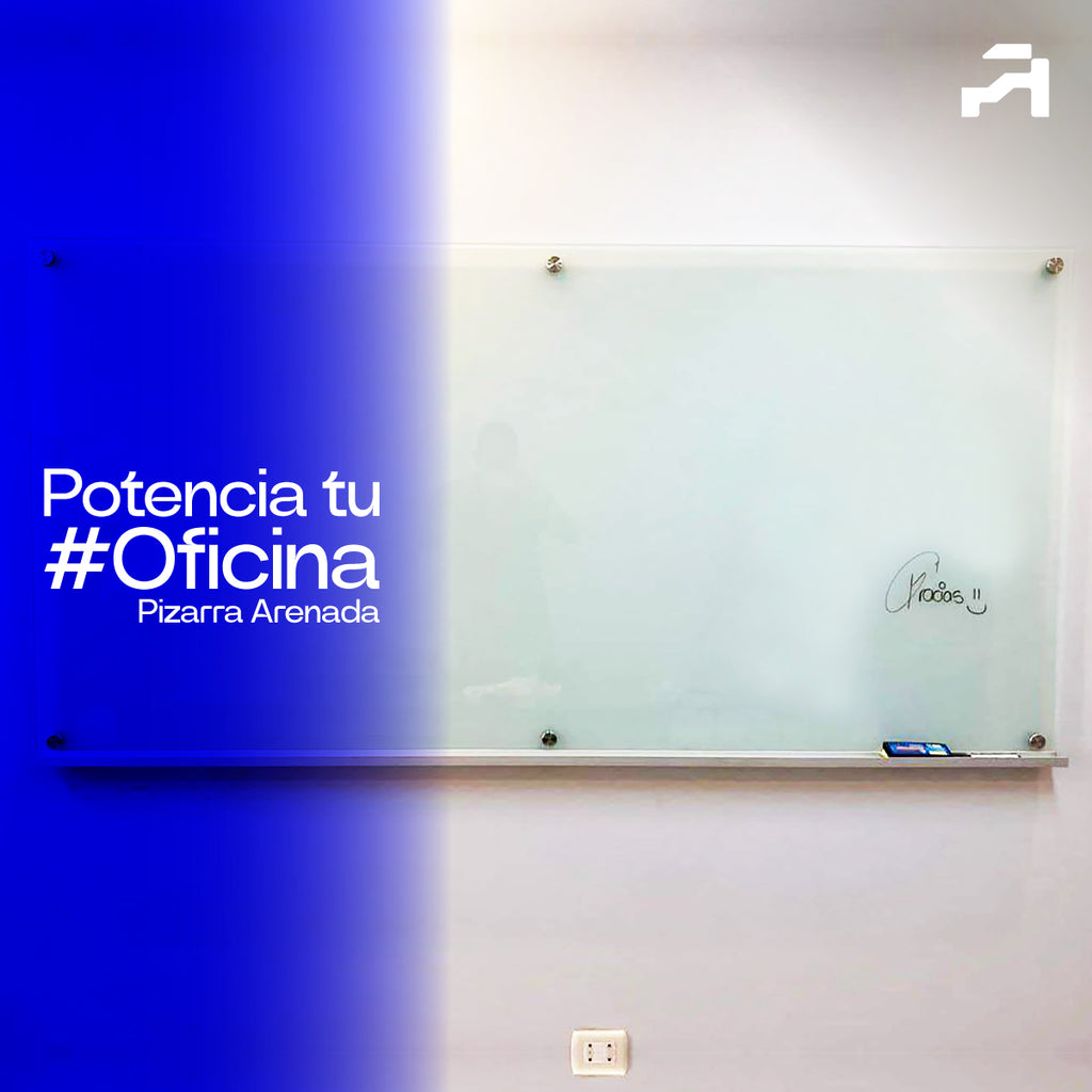 Pizarra Arenada Cristal Templado 1.80 x 1.00 M Instalación Gratis